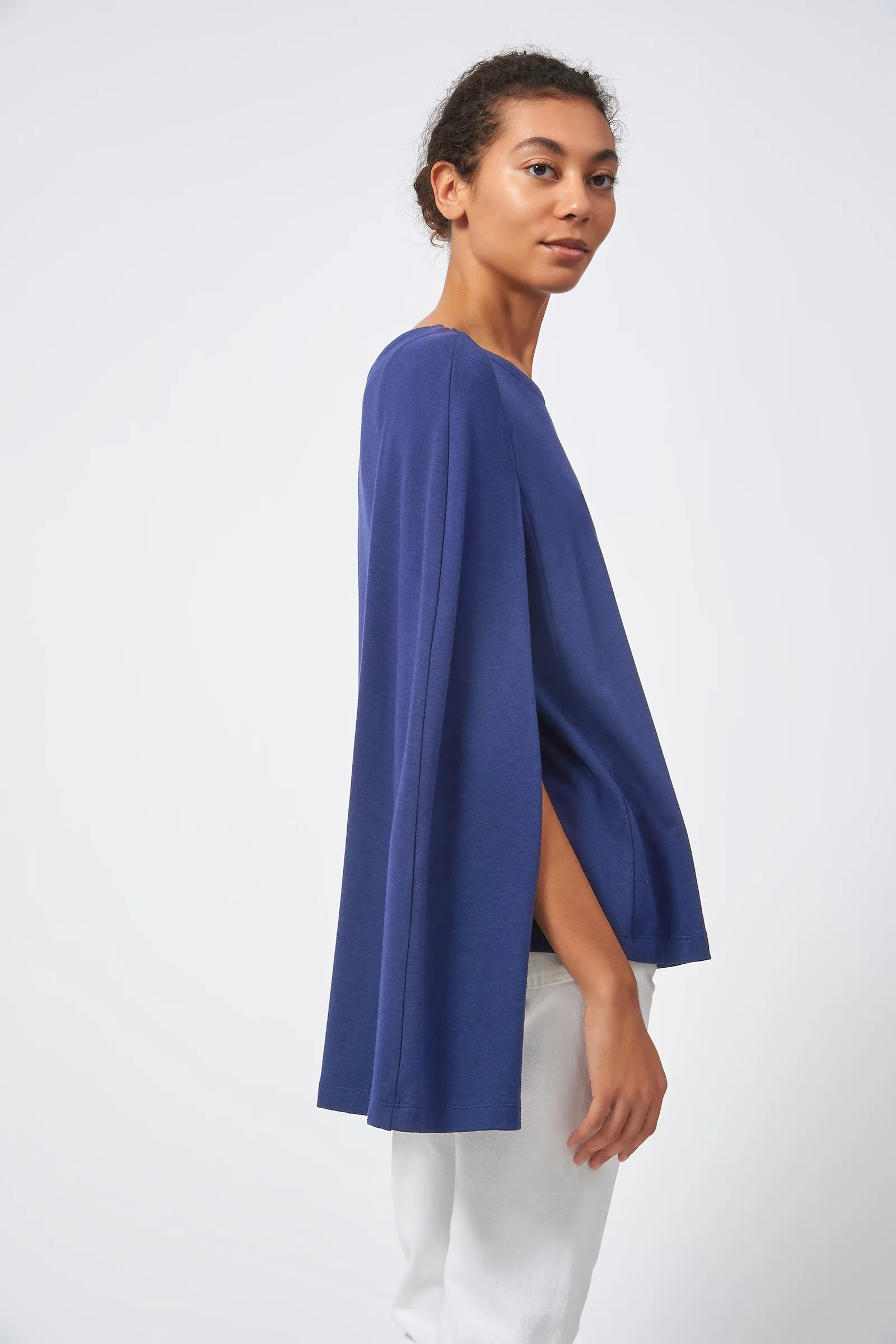 Cape Sweatshirt - Blue
