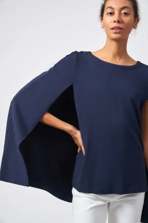 Cape Sweatshirt - Navy