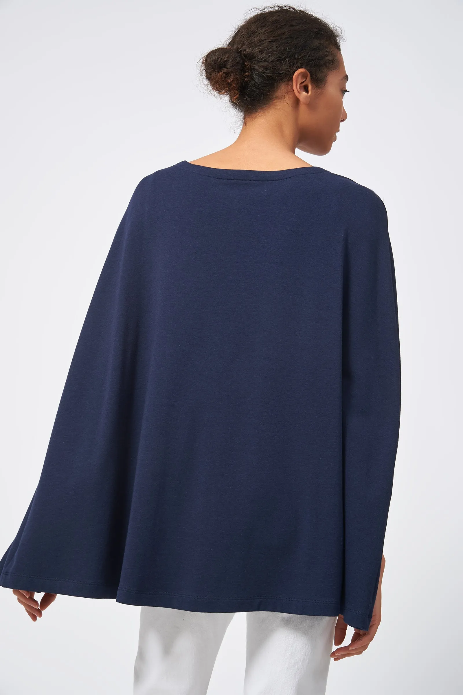 Cape Sweatshirt - Navy