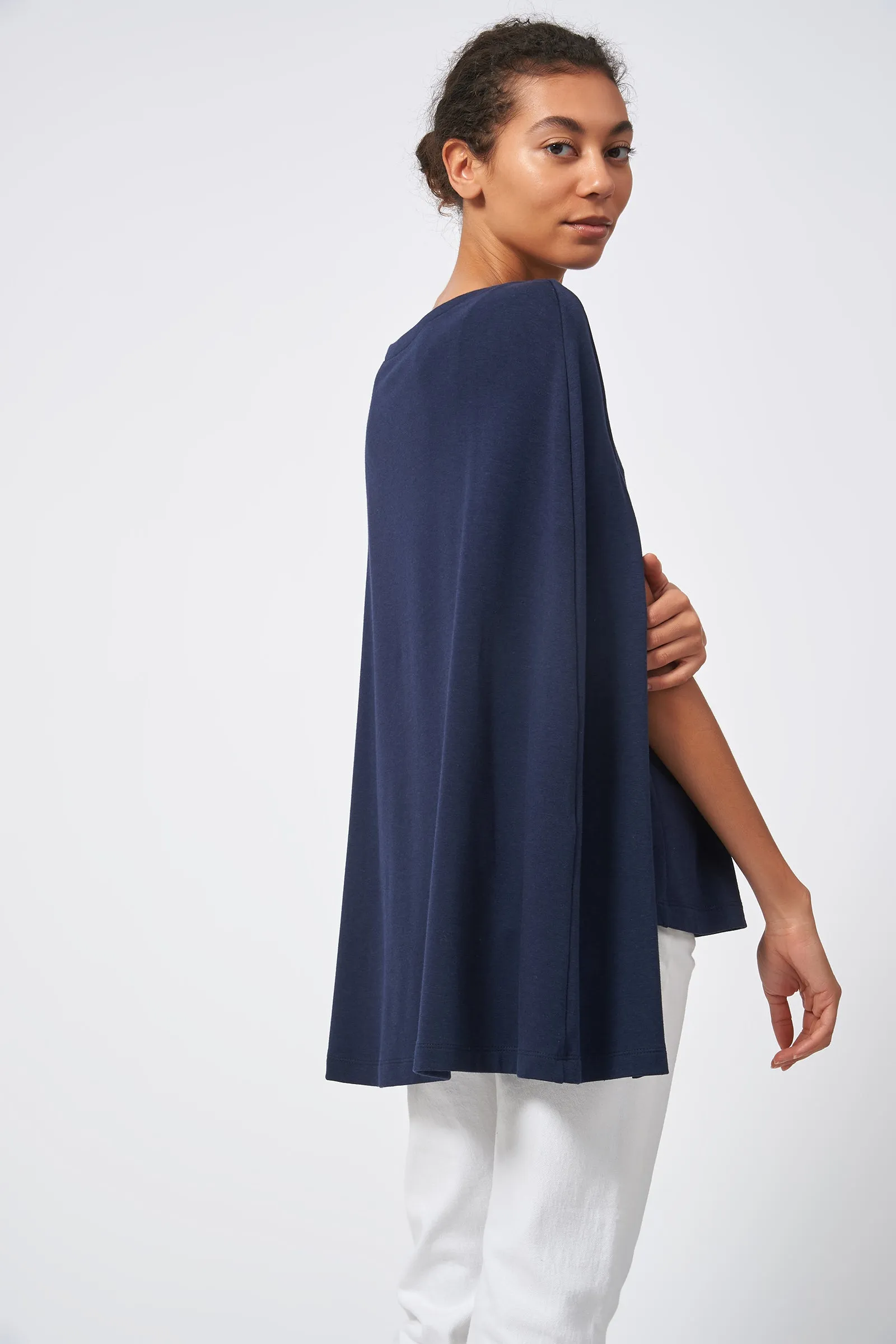 Cape Sweatshirt - Navy