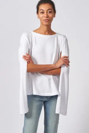 Cape Sweatshirt - White