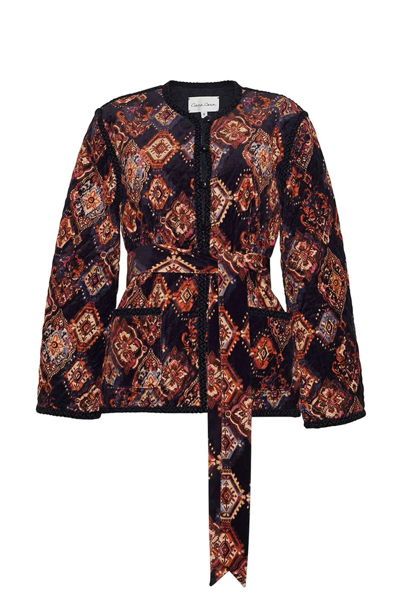 Cara Cara Alyssa Jacket in Black Aura Emblem