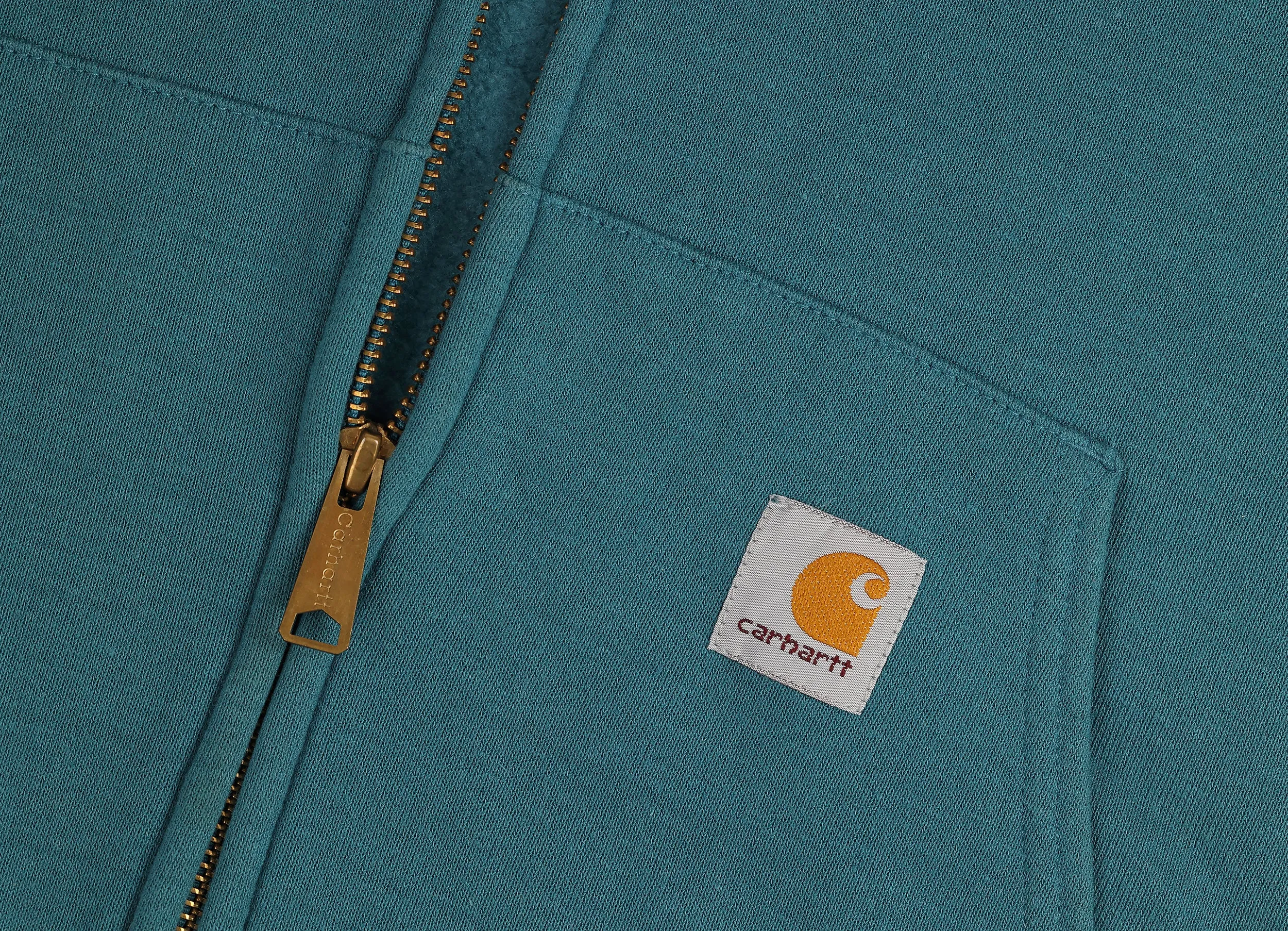 Carhartt Full Zip Hoodie - Green - L