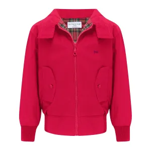 Carnaby Boys Bomber Jacket - Pillar Box Red