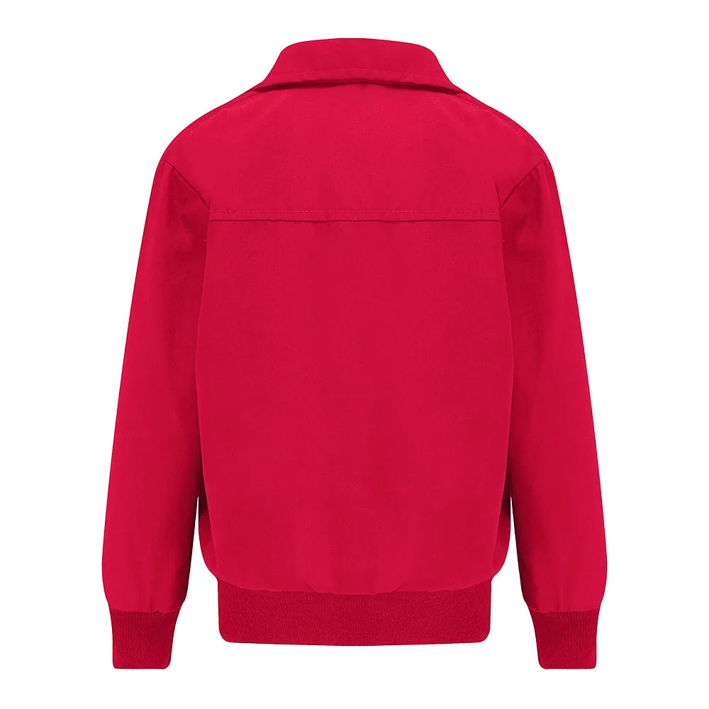 Carnaby Boys Bomber Jacket - Pillar Box Red