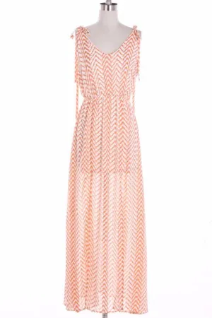 Chevron Maxi Dress