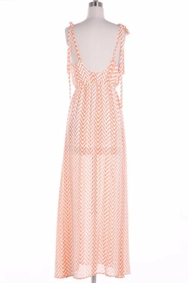 Chevron Maxi Dress