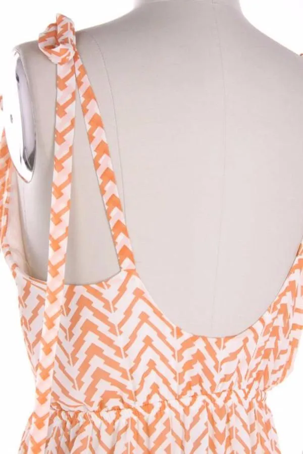 Chevron Maxi Dress