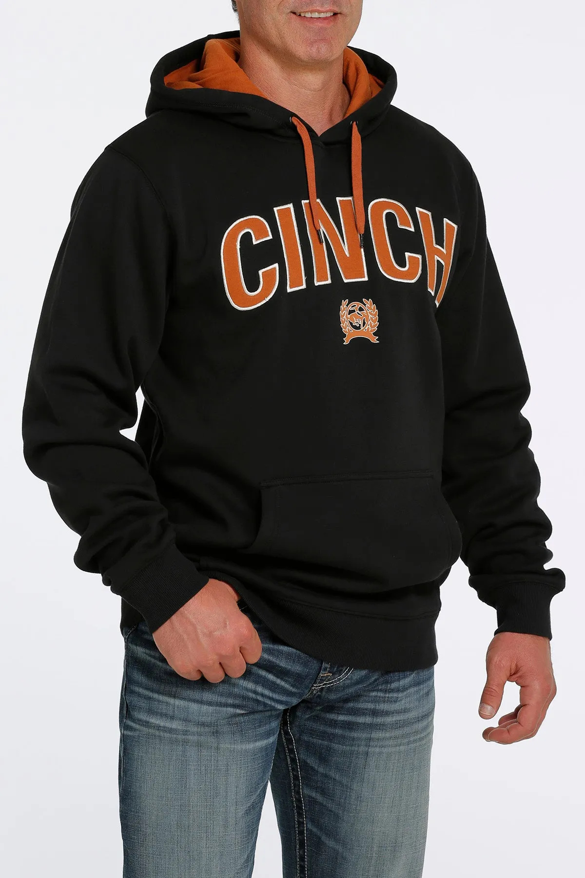 Cinch Men's Black Pullover Hoodie
