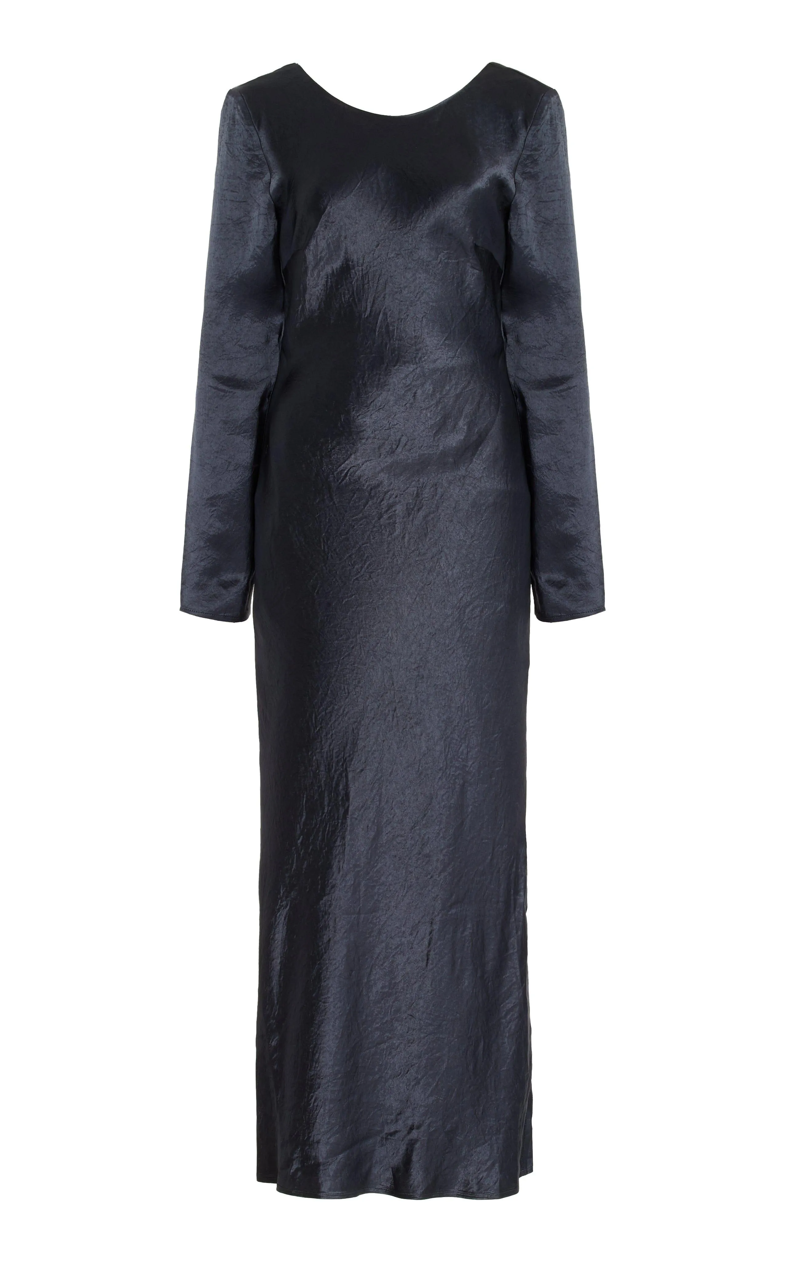 CRUSH TIE BACK MAXI | GUN METAL