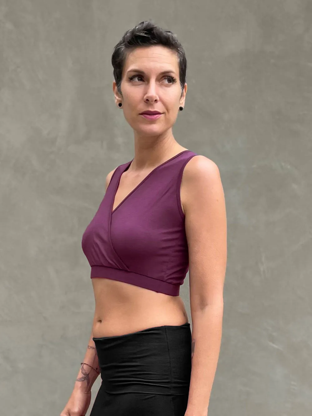 CU V Neck Bra Top