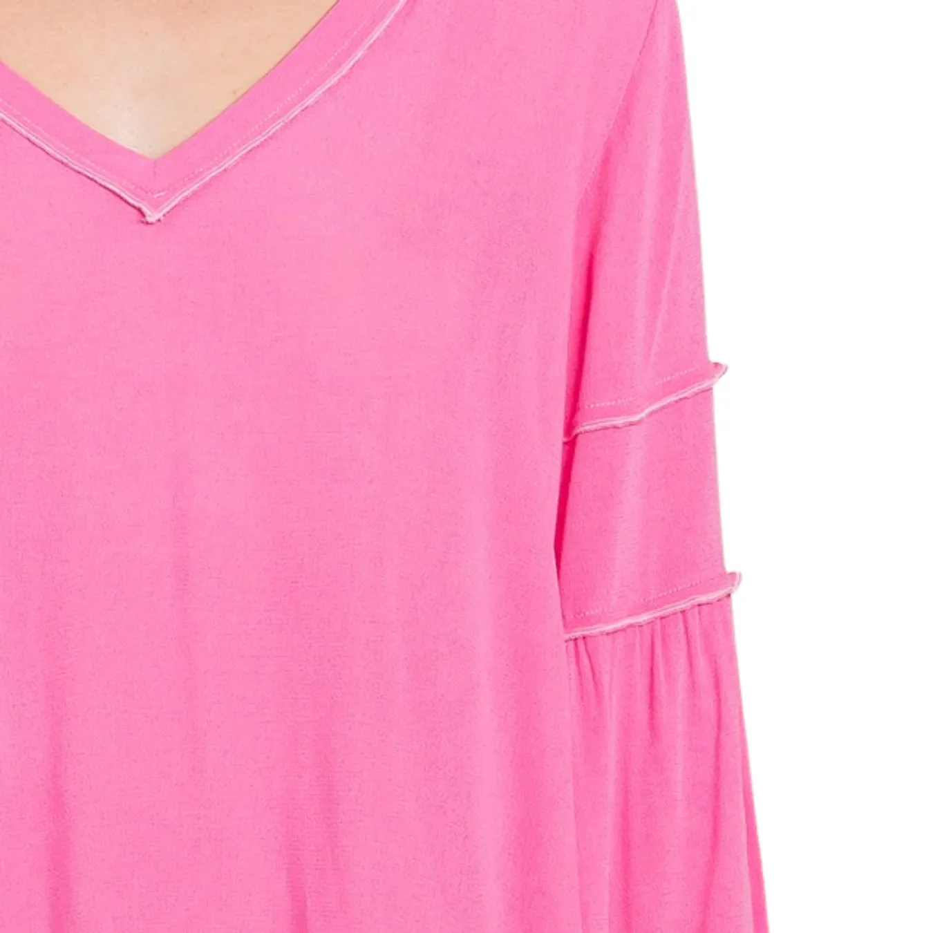 Culture Code Blue Bohemia Blouse Long Sleeve Top CWT1461
