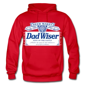 Dad Wiser Beer Father's Day Premium Adult Pullover Hoodie