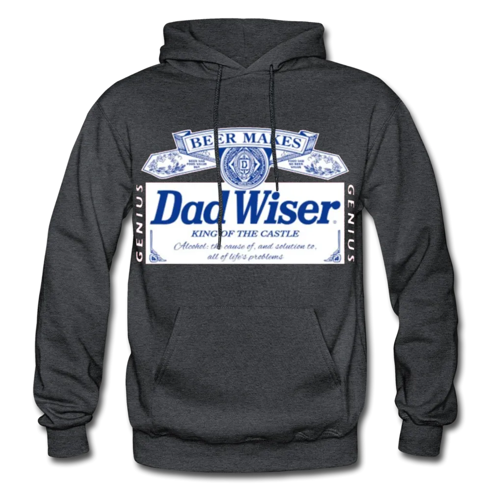 Dad Wiser Beer Father's Day Premium Adult Pullover Hoodie