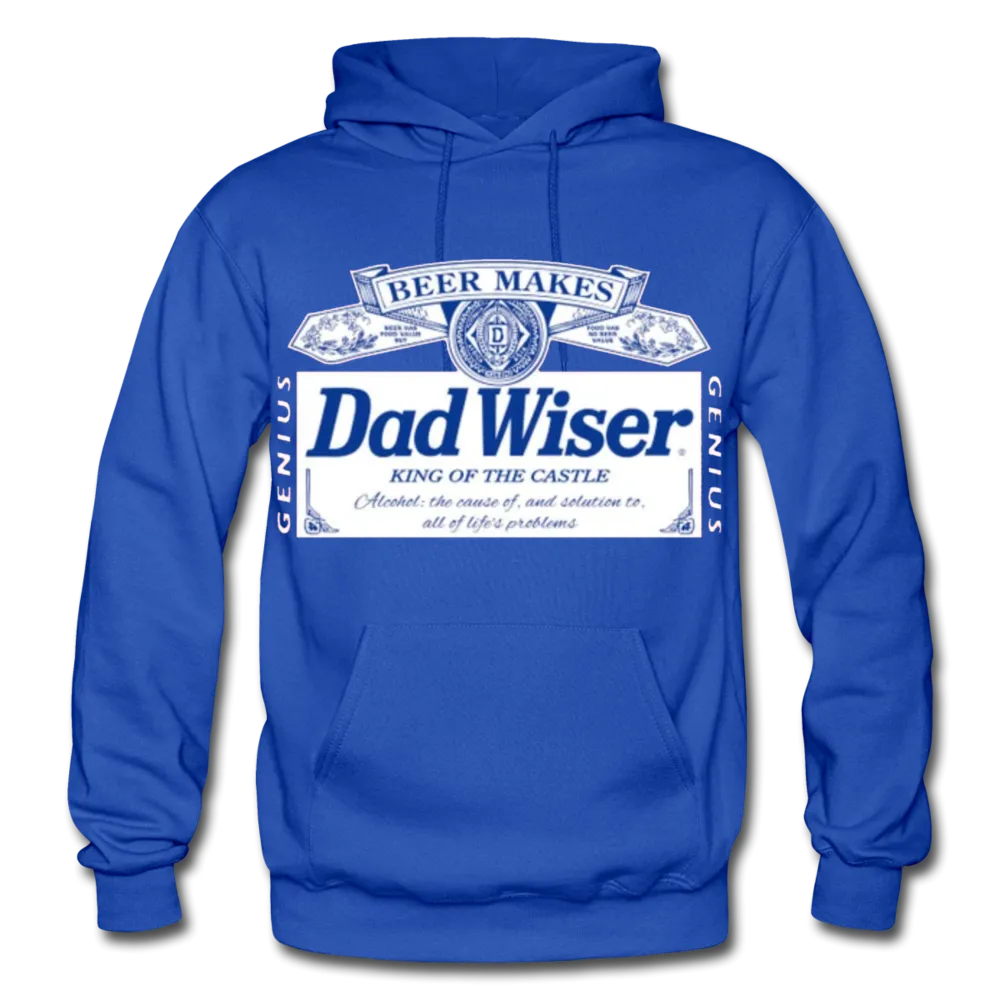 Dad Wiser Beer Father's Day Premium Adult Pullover Hoodie