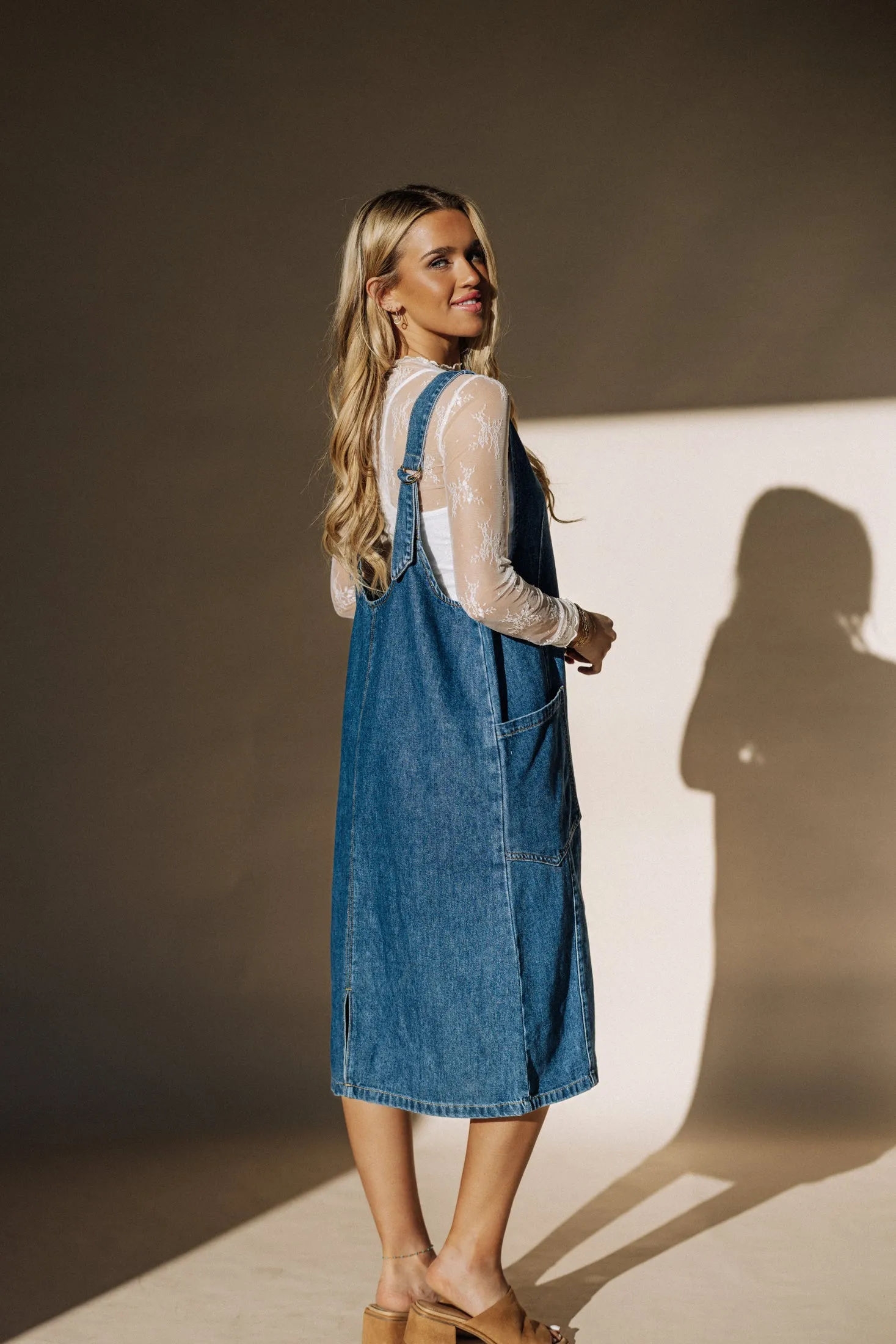 Darcy Denim Overall Dress