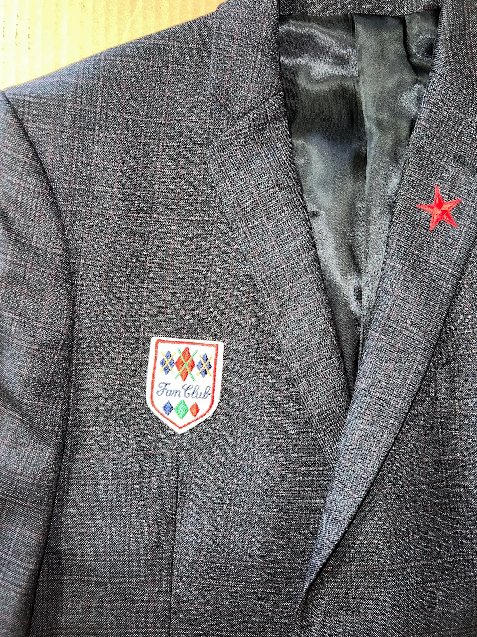 Dark Gray Plaid SID Blazer