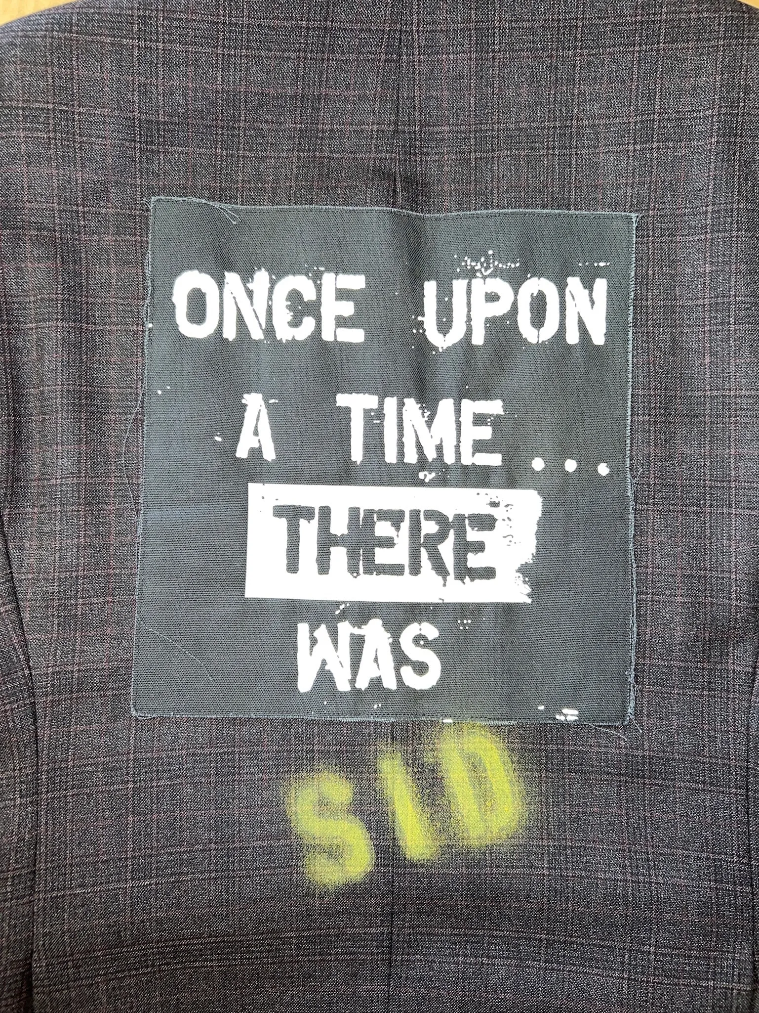 Dark Gray Plaid SID Blazer