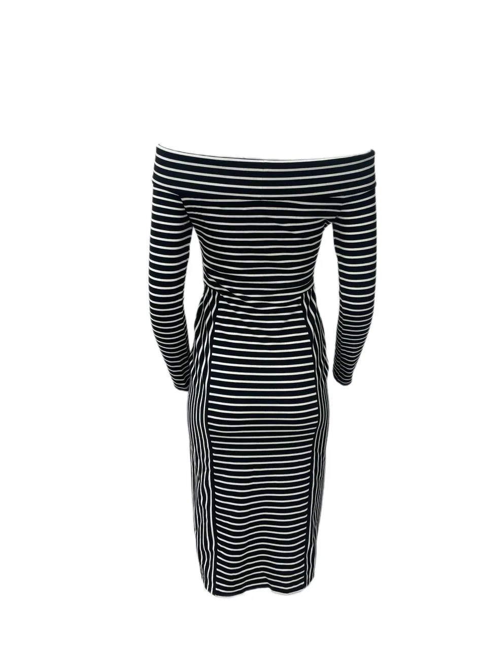 DEREK LAM Women's Black Midi Dress #Y210 S NWOT