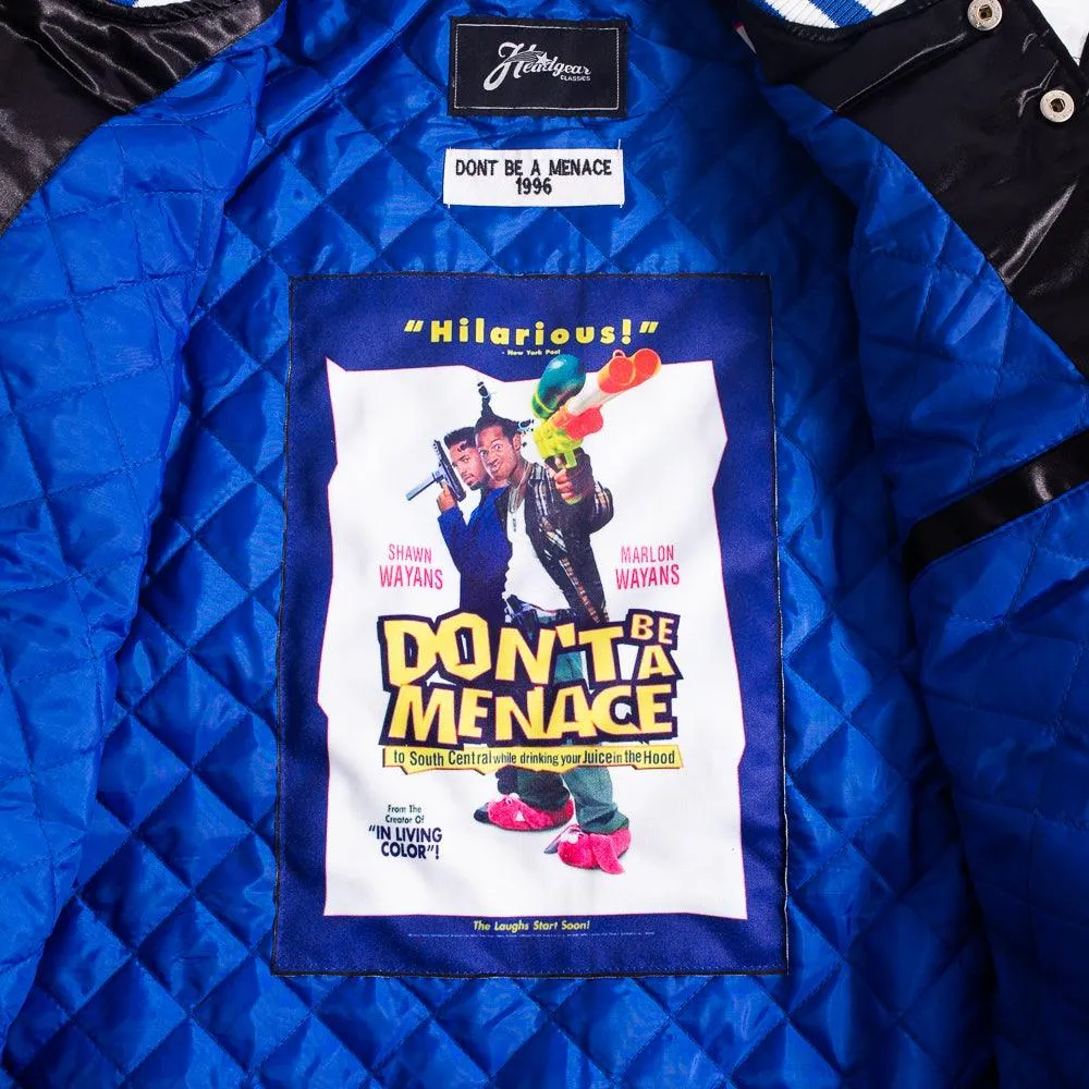 DONT BE A MENACE SATIN JACKET (BLACK)