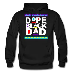Dope Black Dad Father's Day Adult Premium Pullover Hoodie