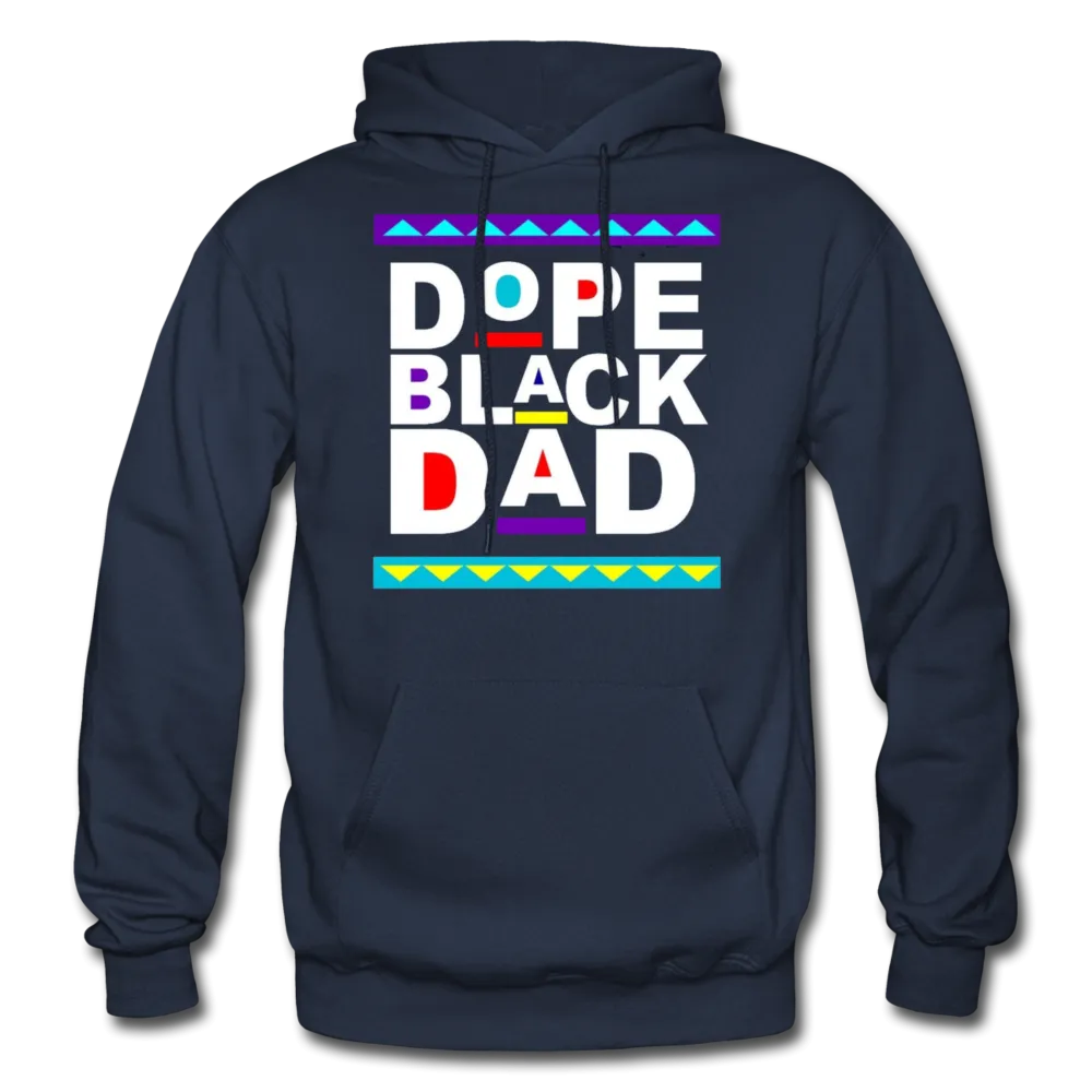Dope Black Dad Father's Day Adult Premium Pullover Hoodie