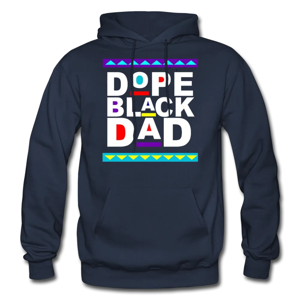 Dope Black Dad Father's Day Adult Premium Pullover Hoodie