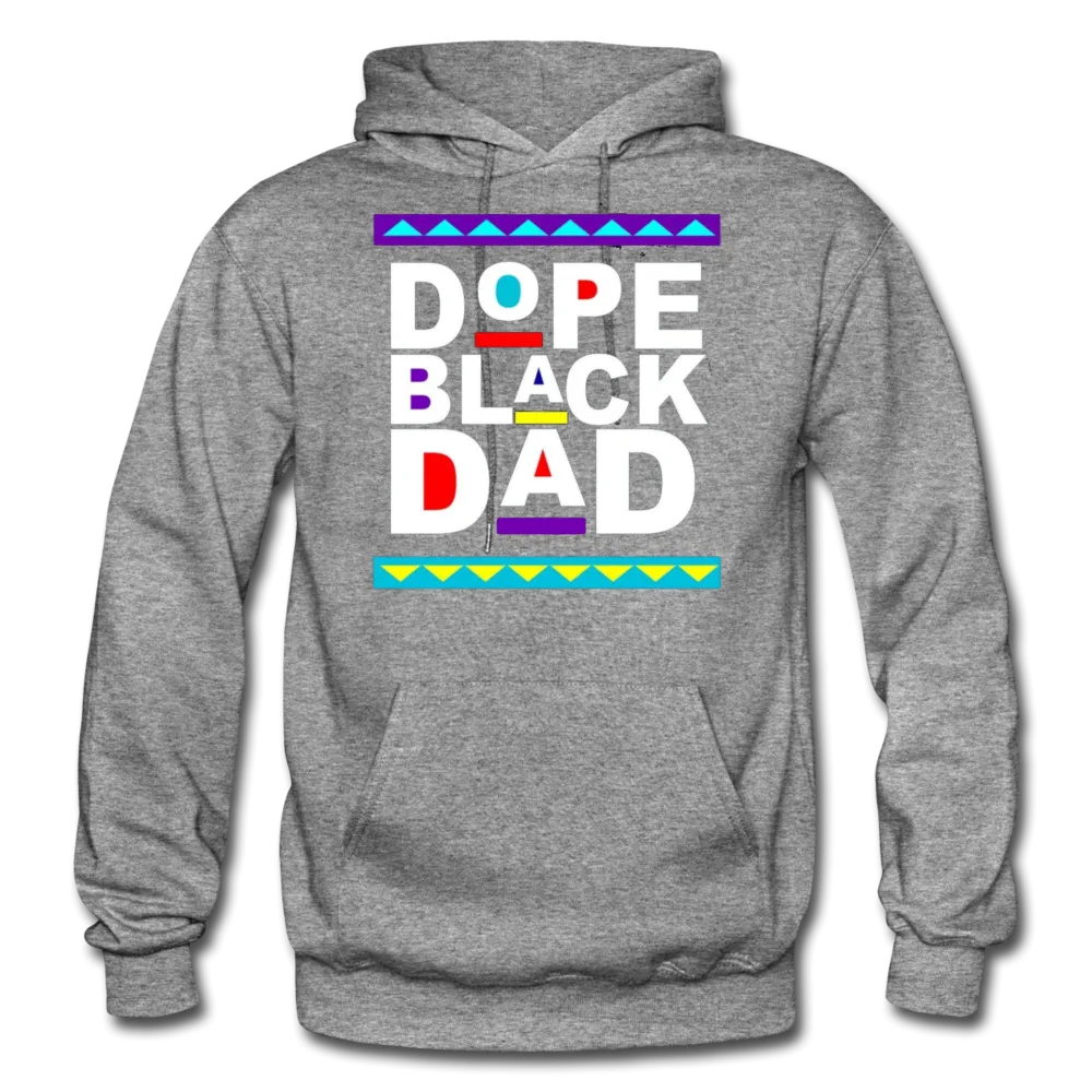 Dope Black Dad Father's Day Adult Premium Pullover Hoodie