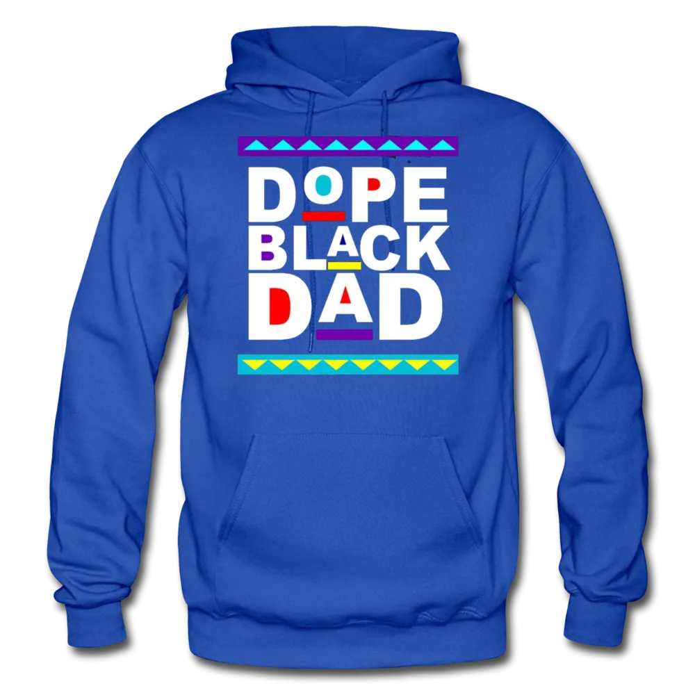 Dope Black Dad Father's Day Adult Premium Pullover Hoodie