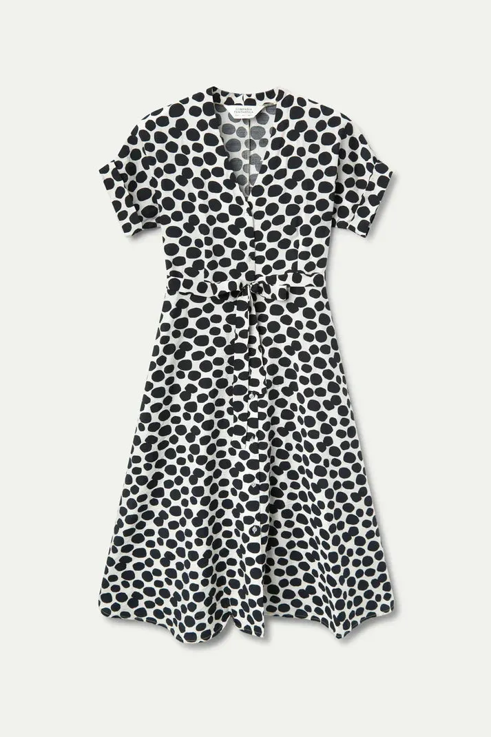 Dotty Midi Dress