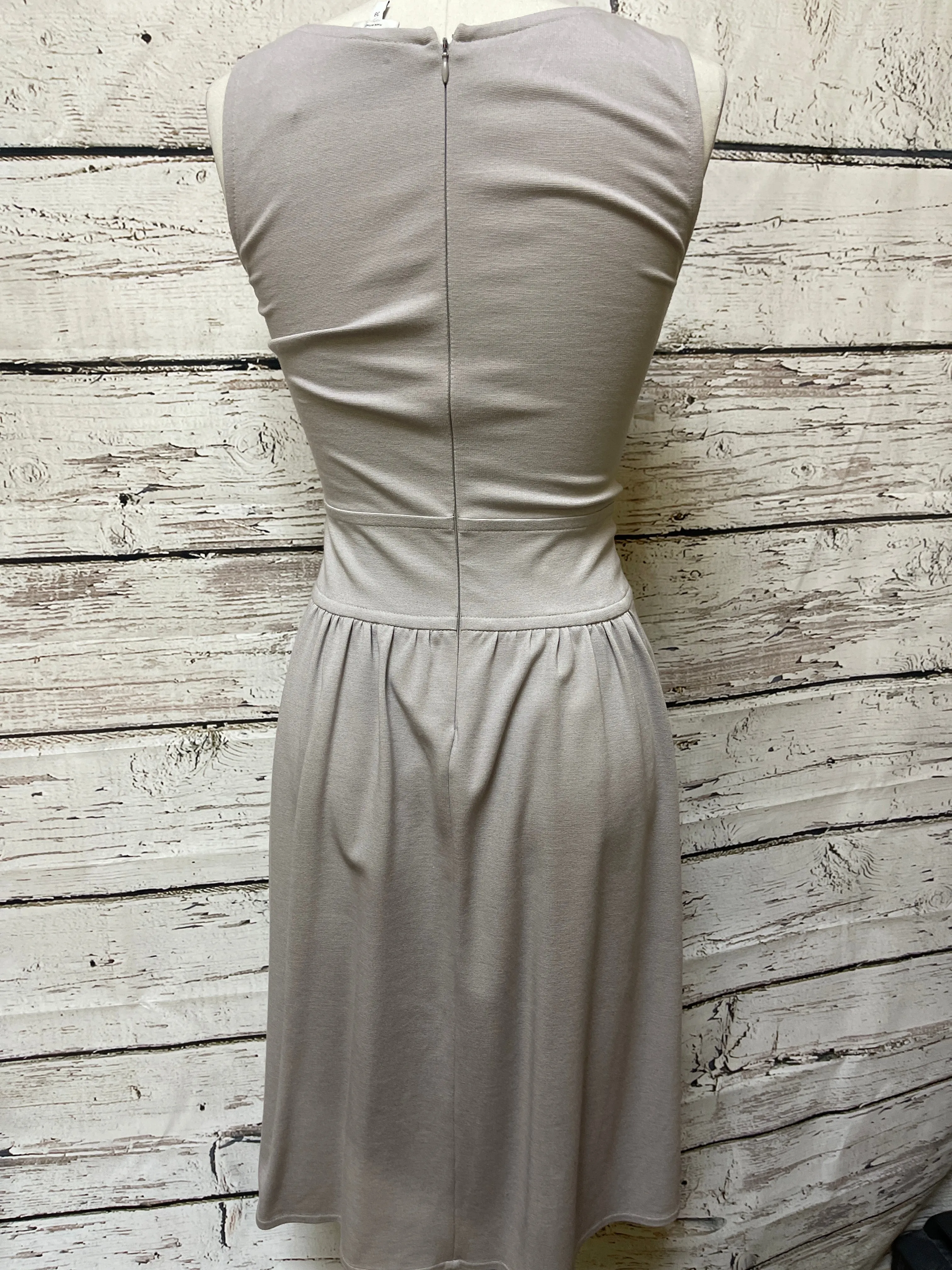 Dress Casual Midi By Armani In Taupe, Size: M