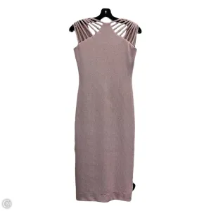 Dress Party Midi By Dress The Population In Pink, Size: M