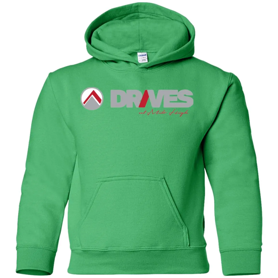 Drives light logo G185B Gildan Youth Pullover Hoodie