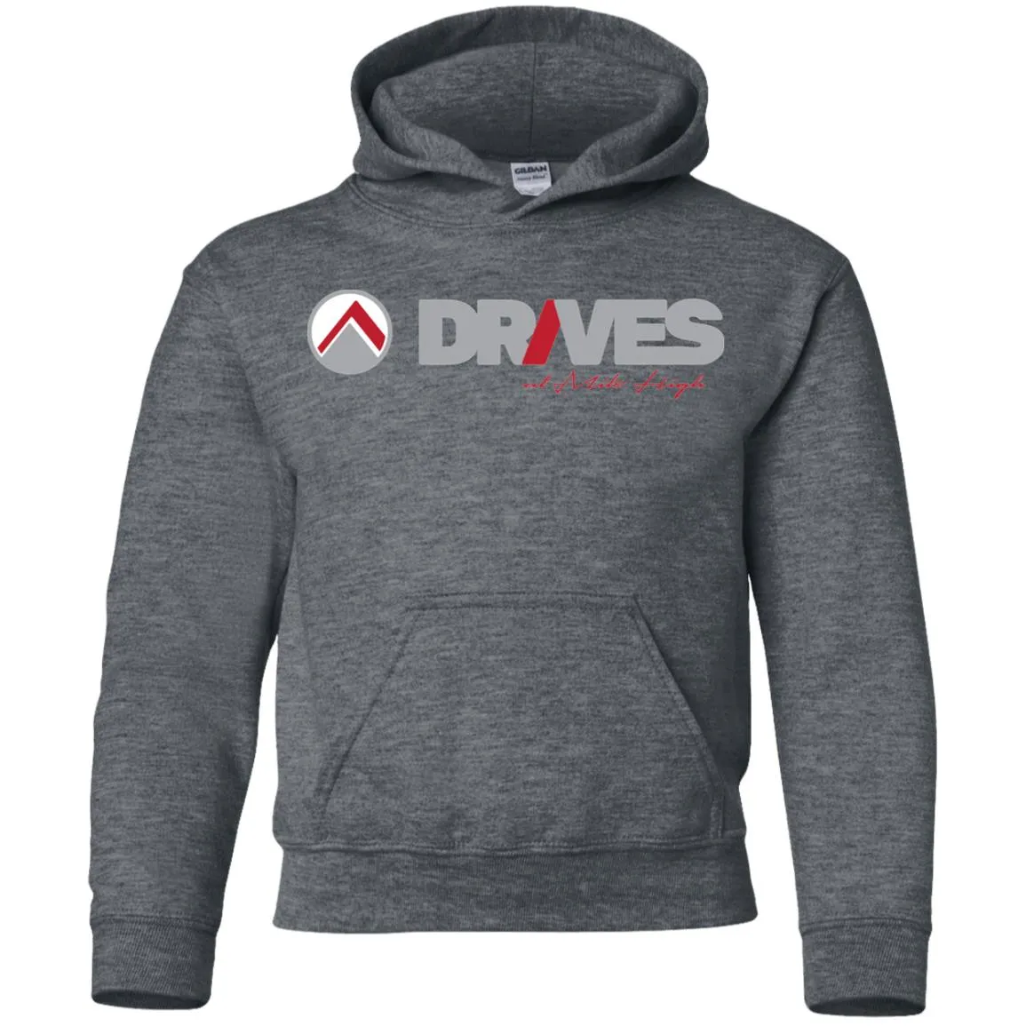 Drives light logo G185B Gildan Youth Pullover Hoodie