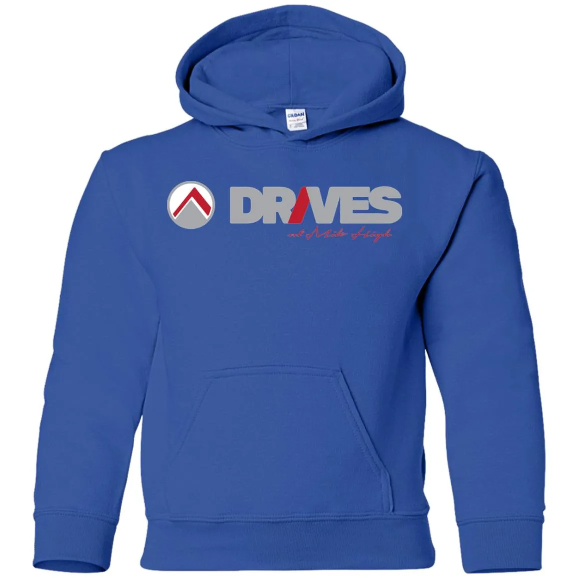 Drives light logo G185B Gildan Youth Pullover Hoodie