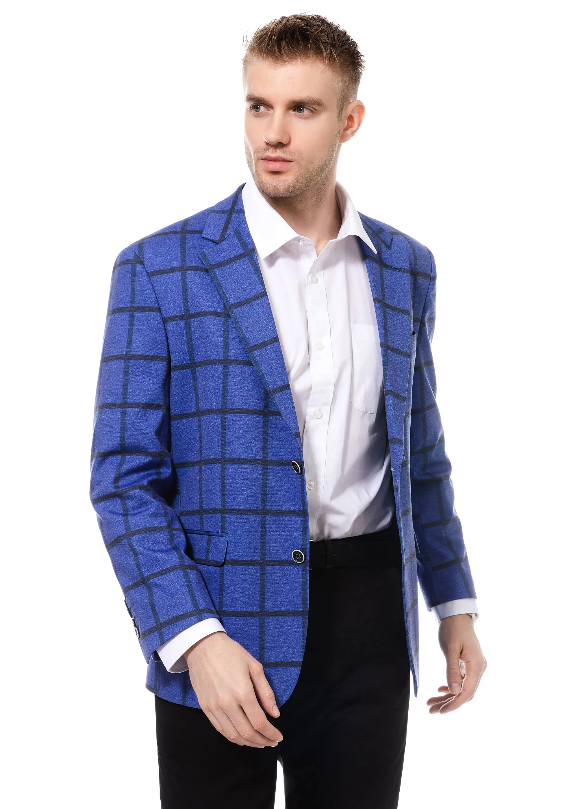 Duchamp Large Windowpane Blazer
