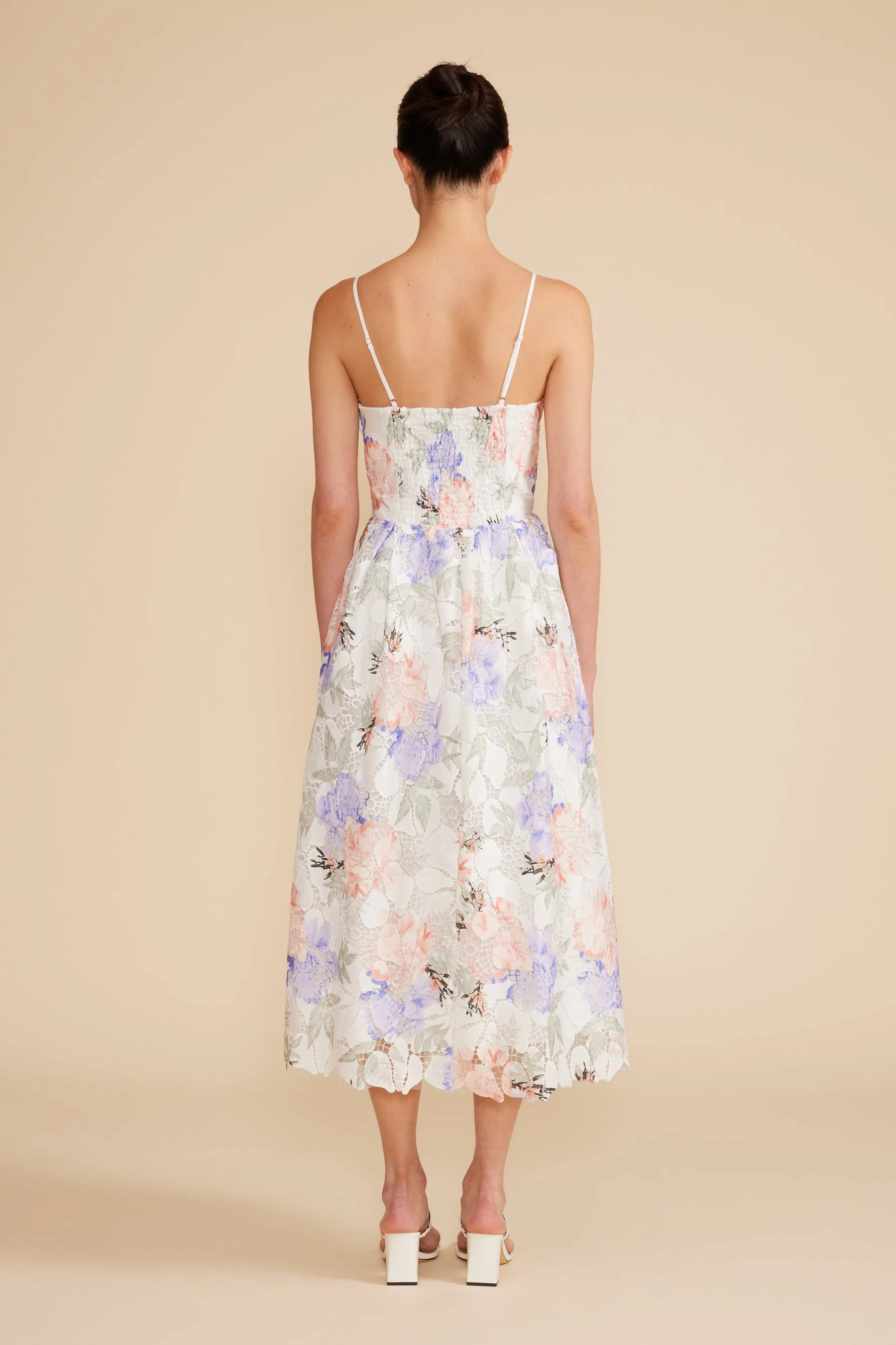 Edda Lace Midi Dress