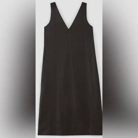 Everlane| The Linen V-Neck Midi Dress
