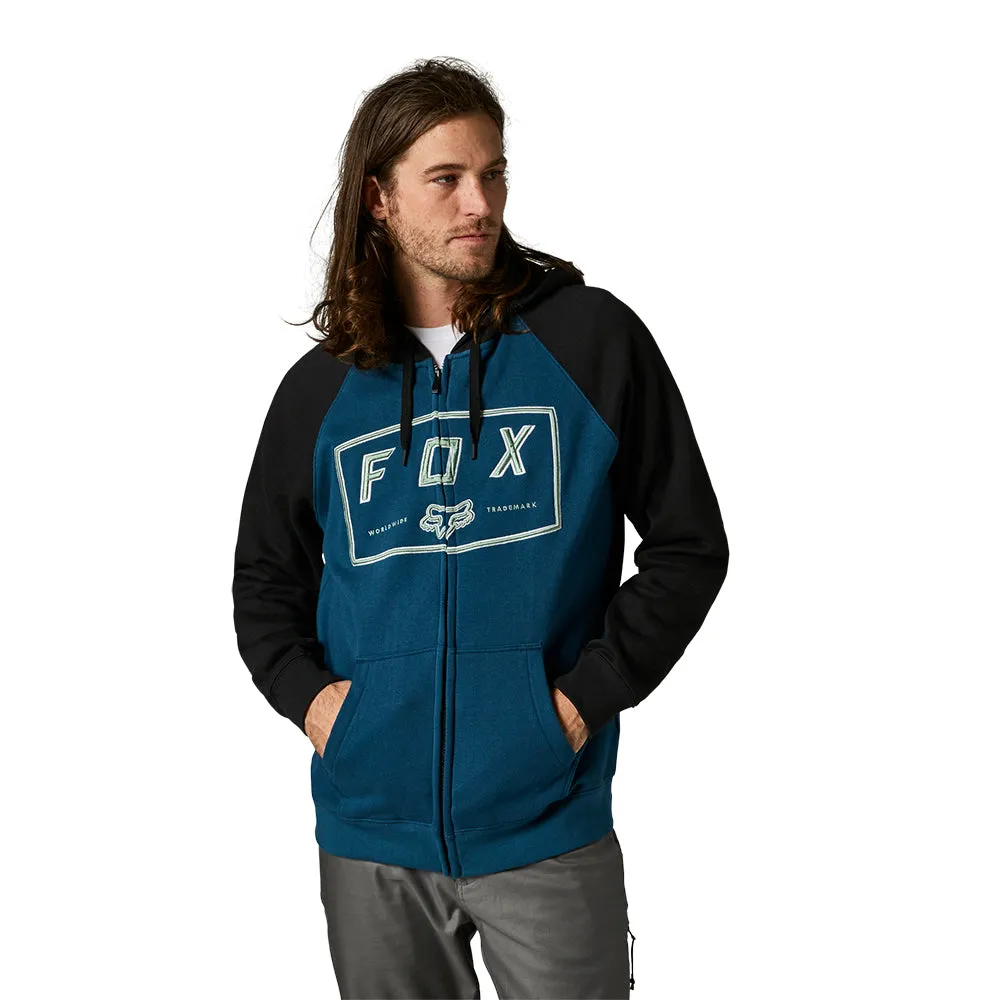 FOX BADGER ZIP FLEECE [DRK INDO]