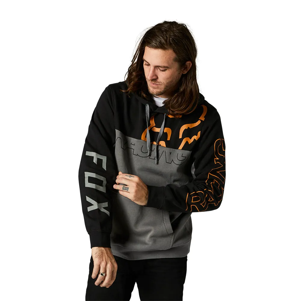 FOX SKEW PULLOVER FLEECE [BLK] S