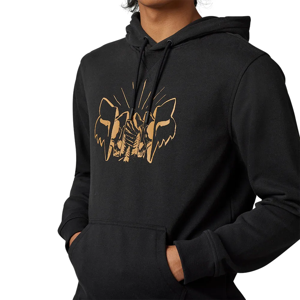 FOX THE FORMAT PULLOVER FLEECE HOODY [BLACK]