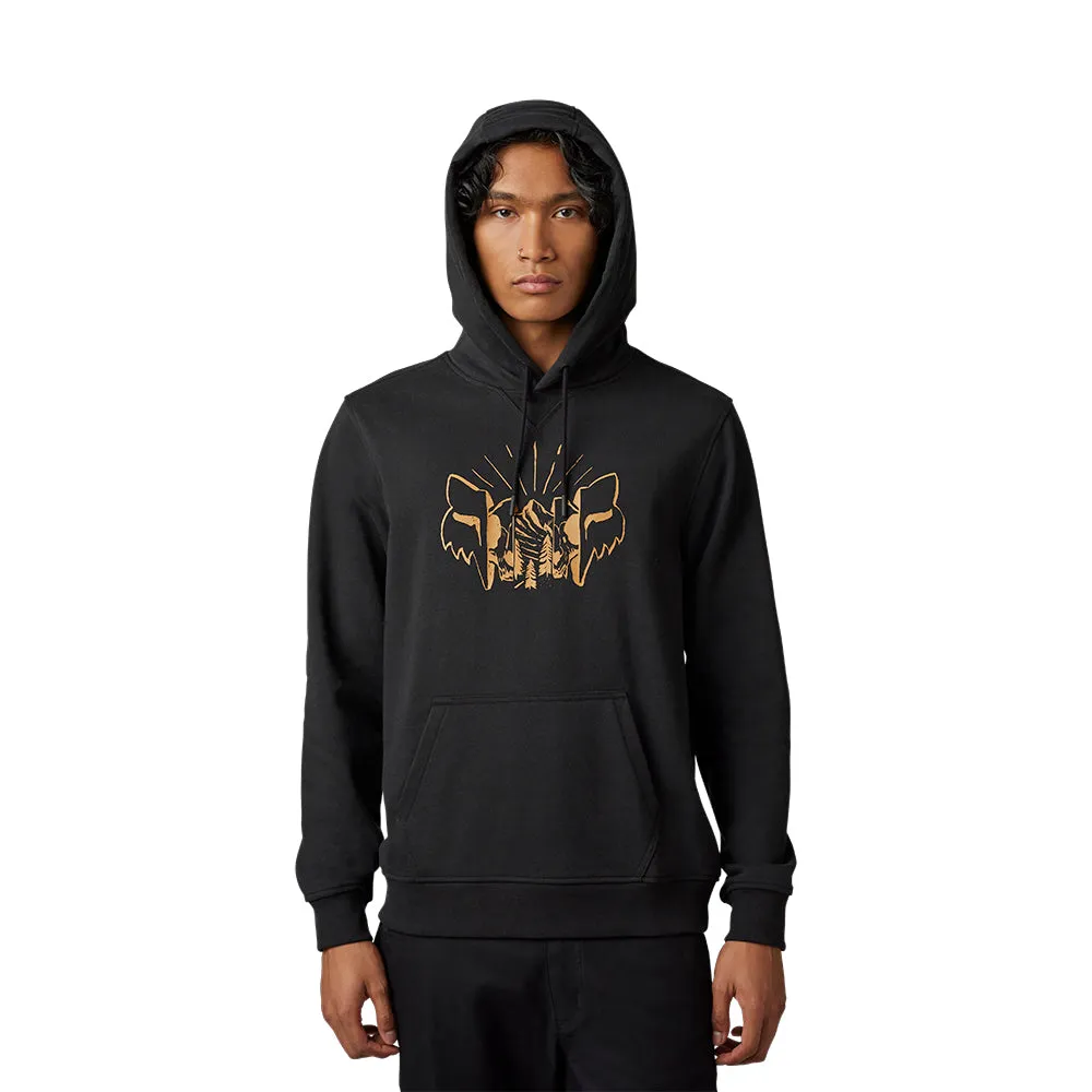 FOX THE FORMAT PULLOVER FLEECE HOODY [BLACK]