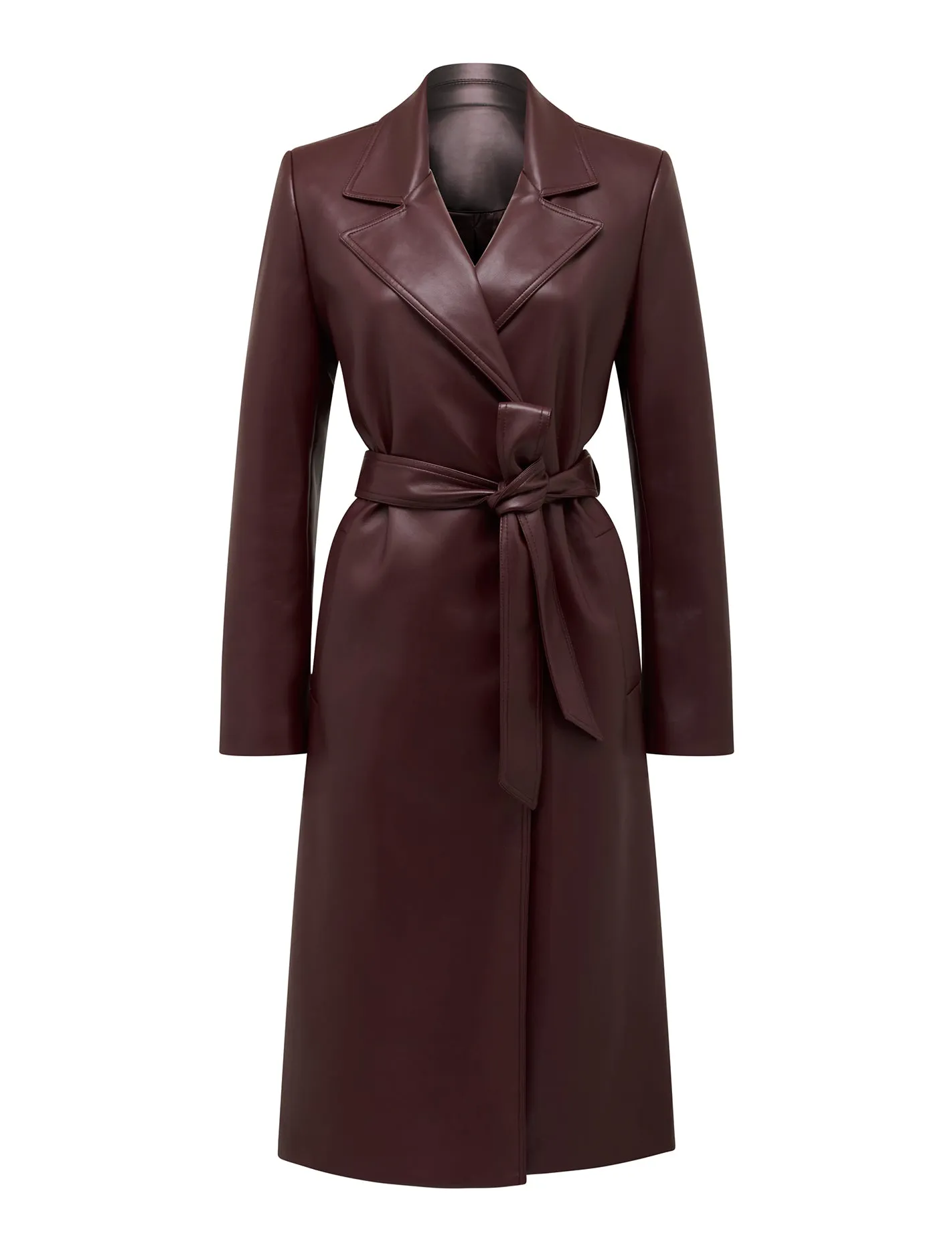 Gabbi Vegan Leather Trench Coat