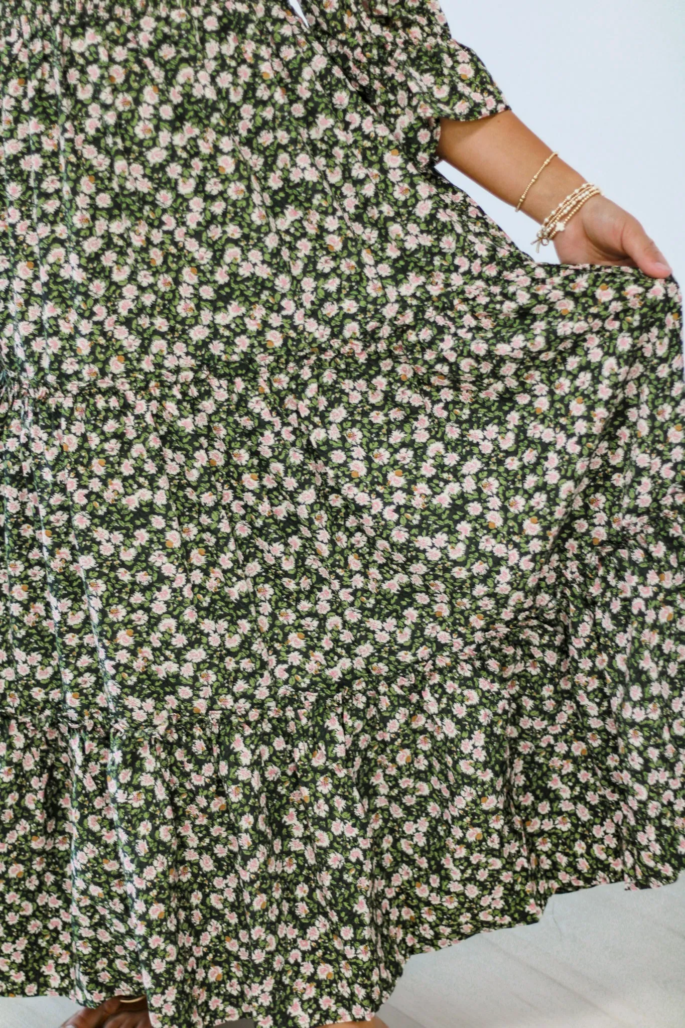 Garden Soiree Floral Midi Dress