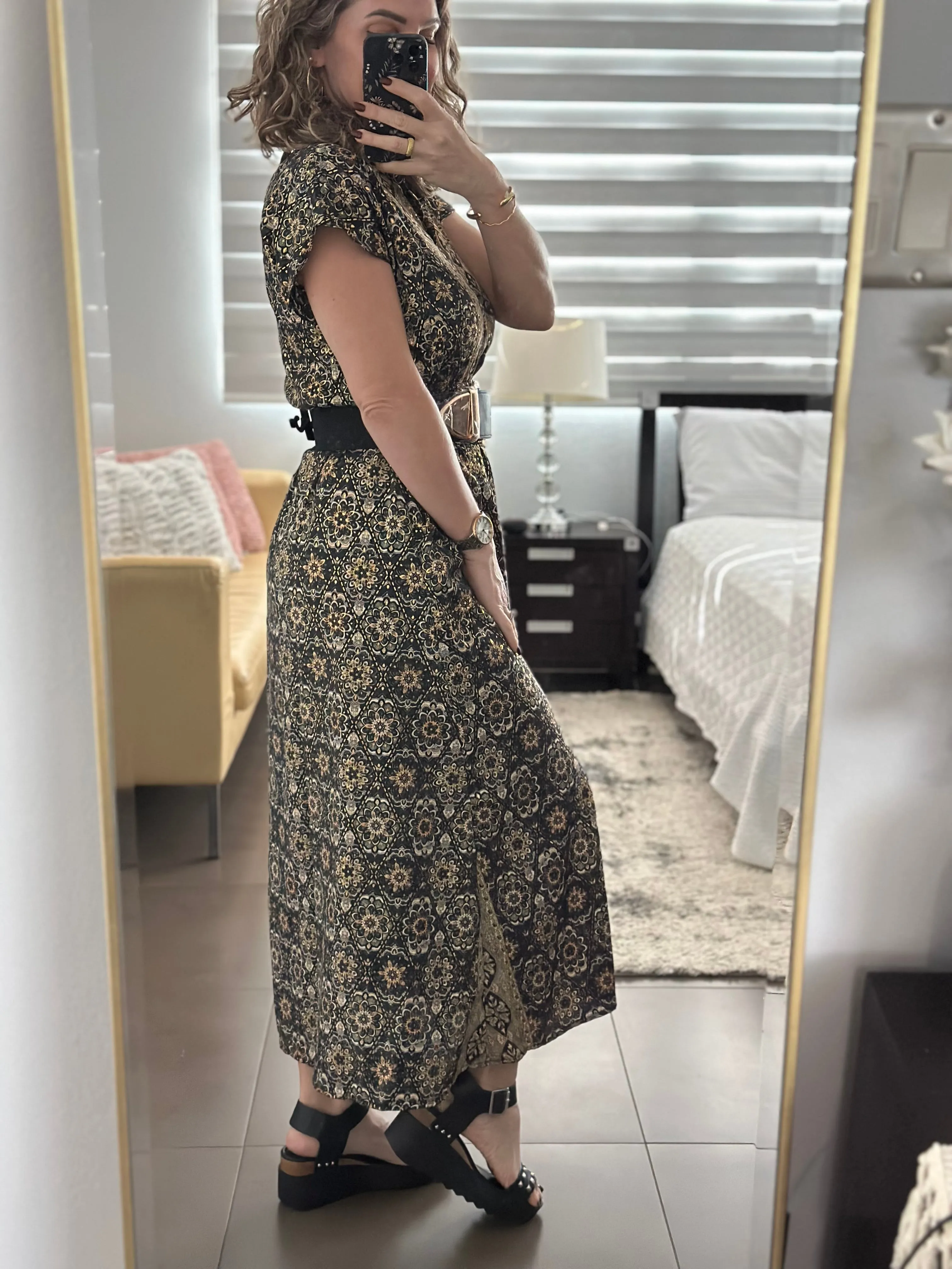 Geo Paani Maxi Dress