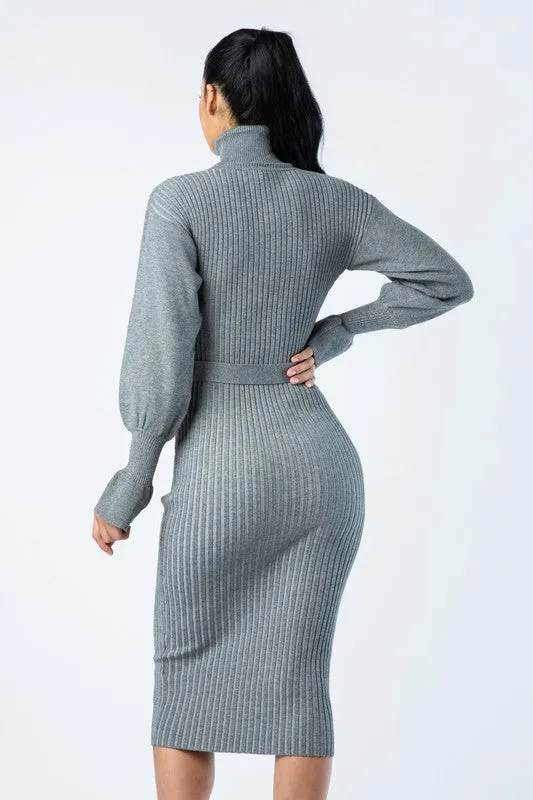 Gianna Turtle Neck Dress