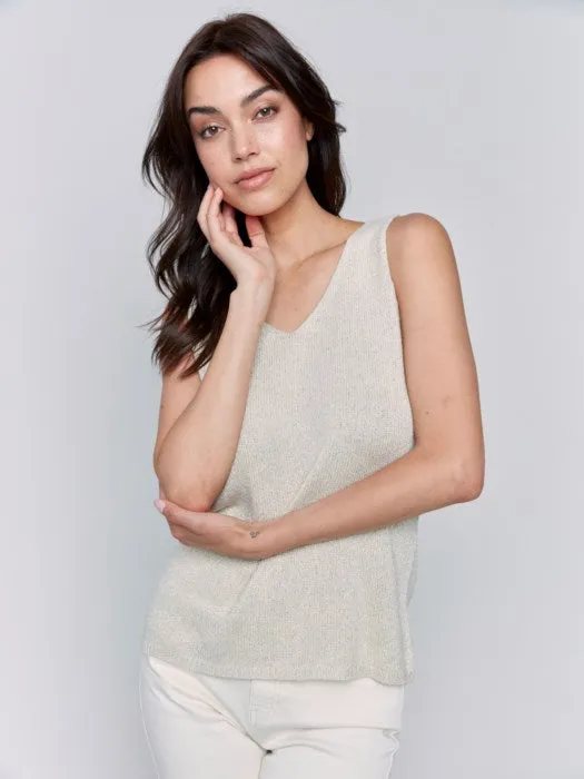 Gold Lurex Tank