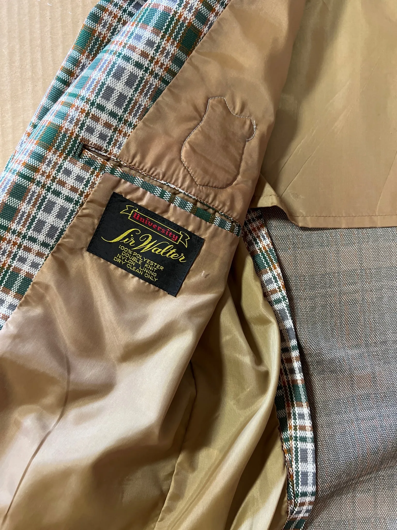 Green Plaid Sex Pistols Blazer