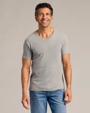 Heather Gray V-Neck Tee