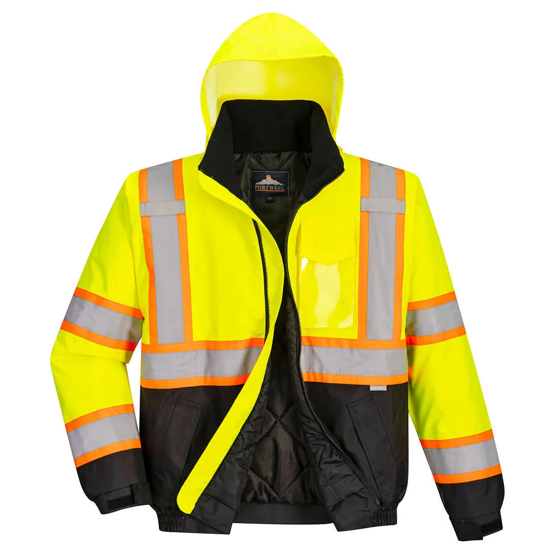 Hi-Vis Contrast Tape Bomber Jacket